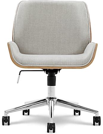 carson carrington vik bentwood metal/fabric task chair|Elle Decor Ophelia Modern Office Chair, Stylish Bentwood Frame.